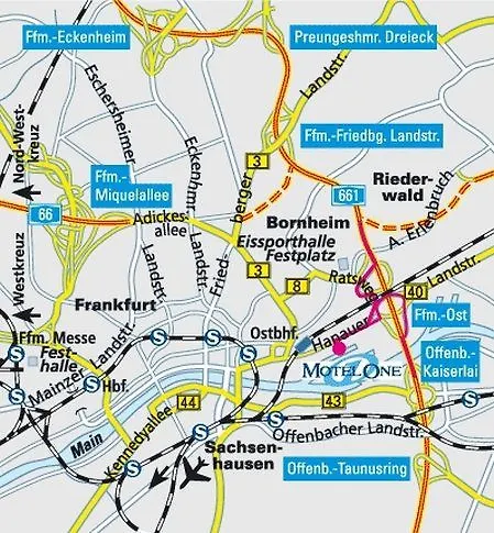 Hotel One Frankfurt-east Side 3*